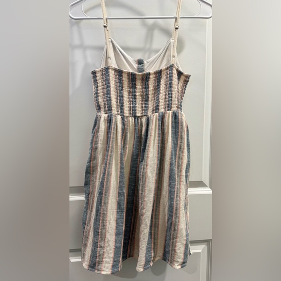 Others Follow Girls L Dress in Blue, Cream and Pink 100% cotton - Picture 2 of 4